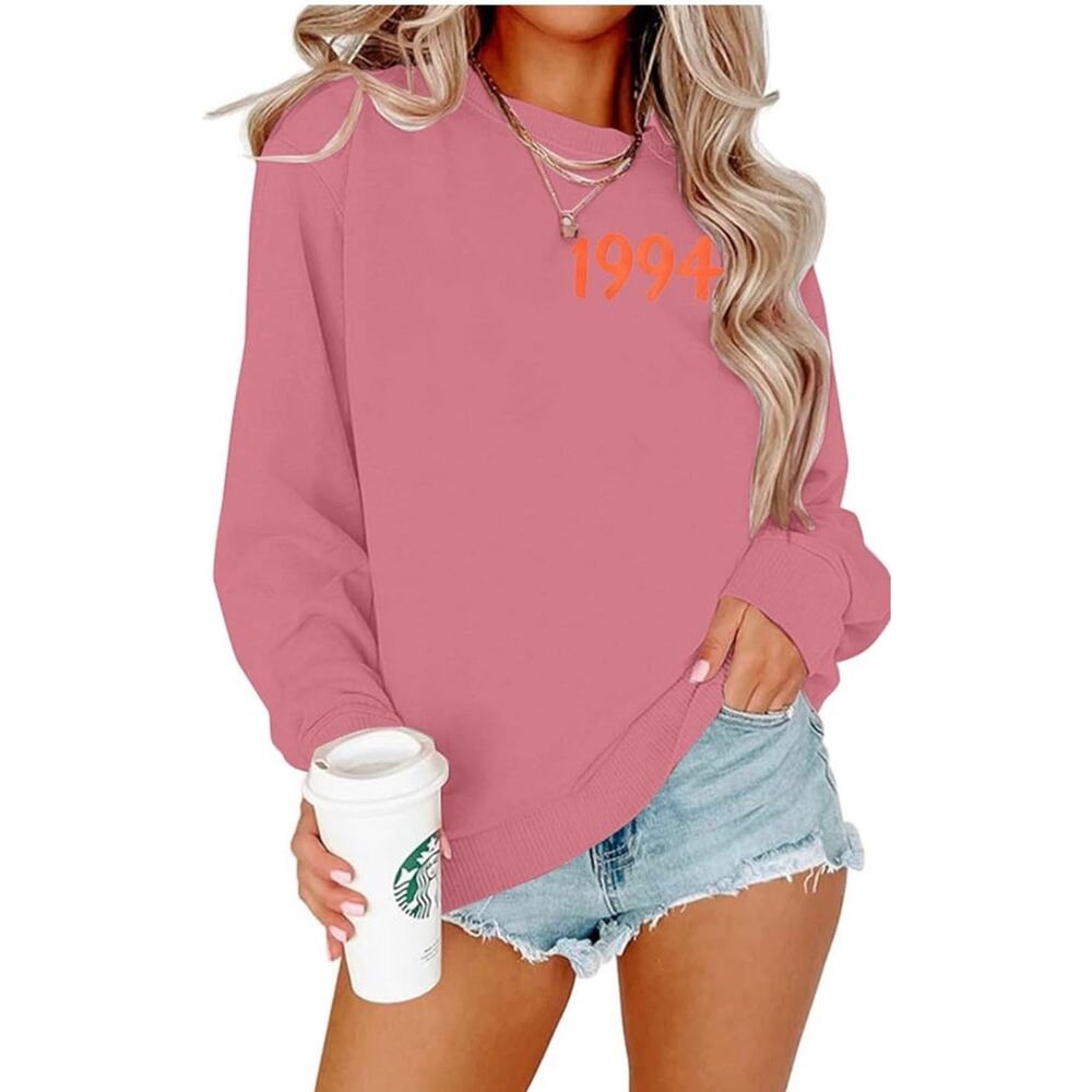 LUKYCILD 30th Birthday Gifts for Her In My Thirties Era Sweatshirt Pink New AA3